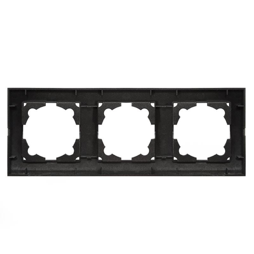 Рамка 3-м Бриллиант горизонт. графит Universal 7947489-Gr