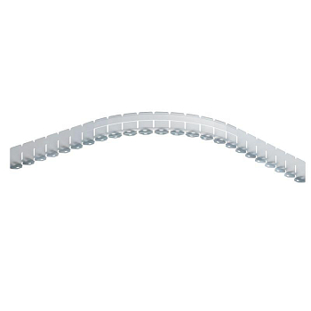 Перегородка SEP для горизонтального угла H100 цинк-ламель в комплекте с крепежными элементами необходимыми для монтажа DKC LSG01000KZL