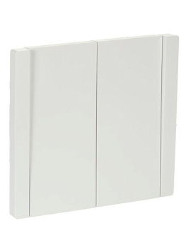 Выключатель проходной 2-кл. СП FORTE&PIANO 10А FP207 бел. IEK FP-V22-0-10-1-K01