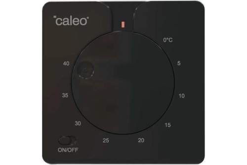 Терморегулятор C430 black встраиваемый аналоговый 3.5кВт CALEO 0К-00000791