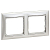 Рамка 2-м Valena горизонт. алюм. IEK 770152
