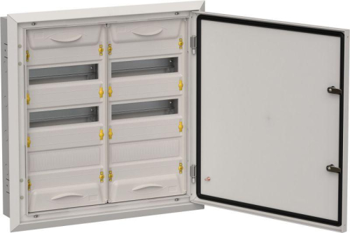 Корпус ЩРв-72 (2х36) TITAN 5 630х625х130 IP31 метал. сер. IEK TI5-50-V-2X036-31-7035