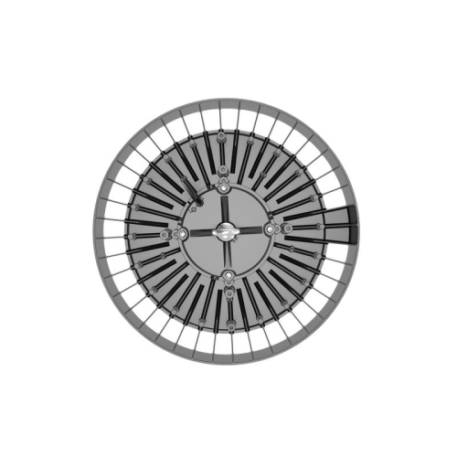 Светильник светодиодный ДСП IB 10 S 100-150-200W W 850 BK D353xH117мм 100-200Вт 5000К IP65 подвес черн. High Bay Русский Свет 16091023043