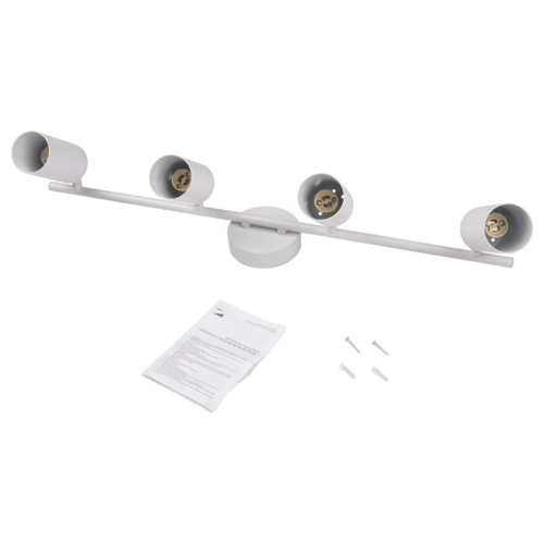 Светильник PCL-0404 4xGU10 IP20 230В WH настен./потолочн. декор. под лампу JazzWay 5066700