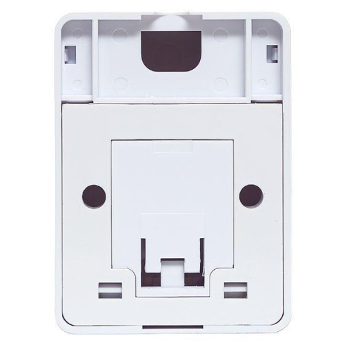 Корпус розетки настенной на 1 модуль Keystone со шторкой и маркером бел. TERACOM PRO EKF TRP-EBOX-1KSTN-WH