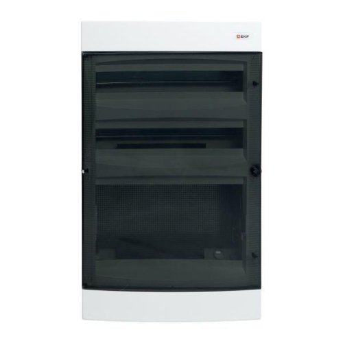 Щит комбинированный Unix 2х18мод. + 1 монтаж. плата 4 габарит IP41 прозр. дверь PROxima EKF ux-2x18+1m-n