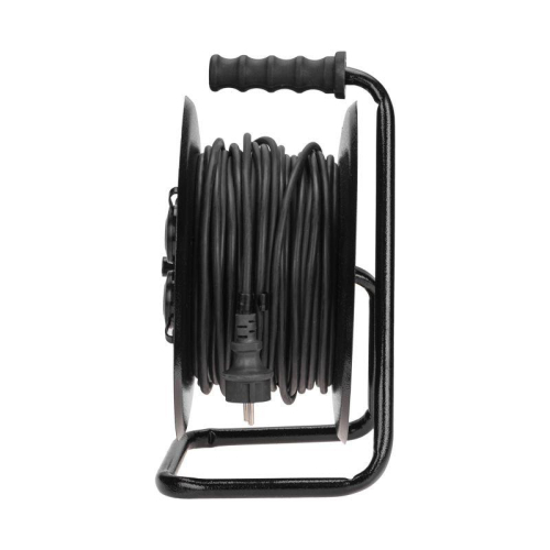 Удлинитель на метал. катушке 4х50 с заземл. IP44 КГ 3х1.5 c защ. крышкой Rexant 13-5013