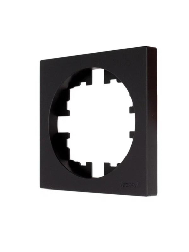 Рамка 1-м OSEN горизонт. квадрат черн. бархат LEZARD 743-4200-146