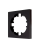 Рамка 1-м OSEN горизонт. квадрат черн. бархат LEZARD 743-4200-146 Рамка 1-м OSEN горизонт. квадрат черн. бархат LEZARD 743-4200-146