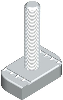 Болт STRUT 12х30 TDZ EKF stb12x30-TDZ
