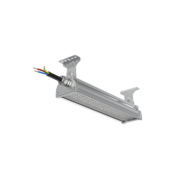 Светильник светодиодный ДСП WP 24 C 30W VW 840 L400 EL SI CL 400х220х190мм 30Вт 4000К IP66 пылевлагозащ. Русский Свет 27072423955