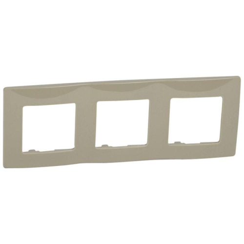 Рамка 3-м Etika светл. галька IEK 672523