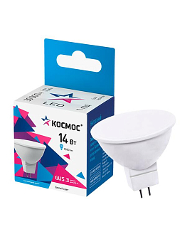 Лампа светодиодная JCDR 14Вт GU5.3 4500К 1260лм 174-265В КОСМОС LkecLED14wJCDRC45