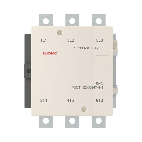 Контактор магнитный DSC330-3C00A230 330А 160кВт (AC3) 220В AC YON DSC330-3C00A230