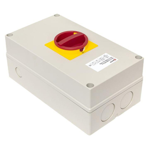 Переключатель кулачковый ПК-2-13 100А 3п "ВКЛ-ВЫКЛ" с блокировкой в боксе IP65 PROxima EKF pk-2k-13-100-a65