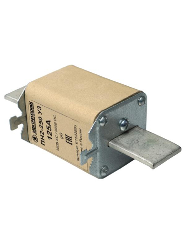 Вставка плавкая ПН2-250 У3 на 125А медн. ножи Электротехник ET522885