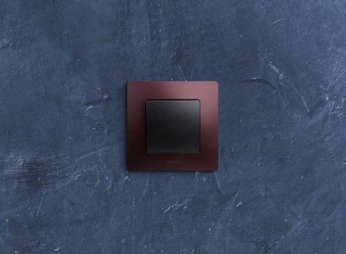 Выключатель 1-кл. СП Etika 10А IP20 250В 10AX авт. зажимы механизм антрацит IEK 672601