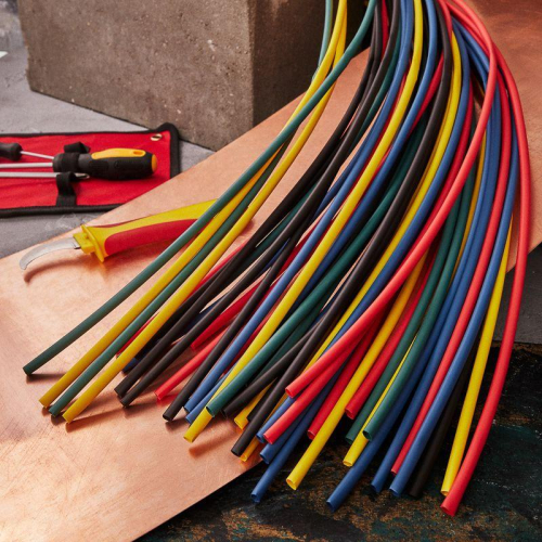 Набор трубок термоусадочных ТУТ нг 5.0/2.5 5 цветов 1м (уп.50шт) Rexant 29-0155