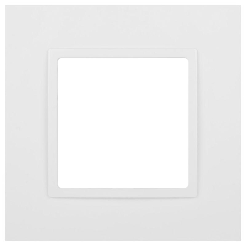 Рамка 1-м Elegance 14-5001-01М для розеток и выключателей матов. бел. Эра Б0065794
