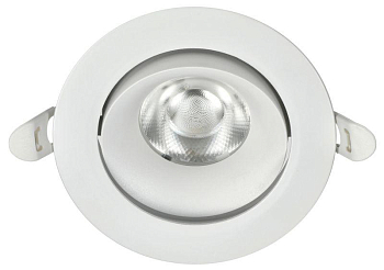 Светильник светодиодный ДВО 1813 9Вт 4000К IP20 поворотн. круг бел. IEK LTP-DSO0-1813-09-40-K01