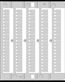 Табличка маркировочная отпечат. CNU/8/V2/100/V2 (уп.500шт) DKC ZN80V2