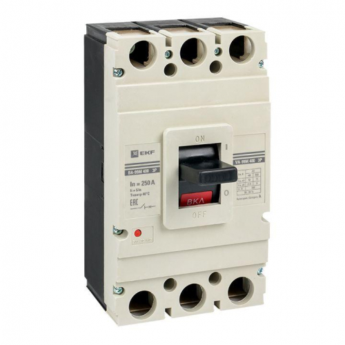 Выключатель автоматический 4п 400/315А 5In 42кА ВА-99М PROxima EKF mccb99-4P5In400-315m