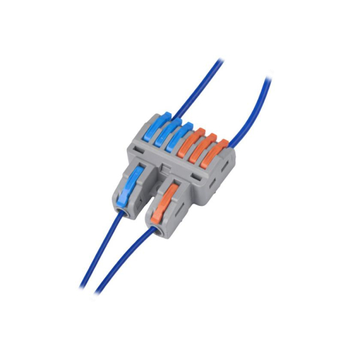Клемма монтажная СМК PTC-2P 4226 BL/2 450В 32А 0.08-2.5(4.0)кв.мм JazzWay 5073784