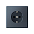 Розетка ArtGallery 16А с заземл. со шторками быстрозажим. клем. механизм грифель SE GAL000745S