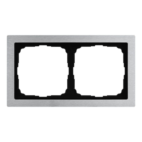 Рамка 2-м ArtGallery Pure метал. алюм. SE GAL312102