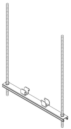 Узел крепления гориз. 630А Cu IEK LB-0630C4-35-F-HS