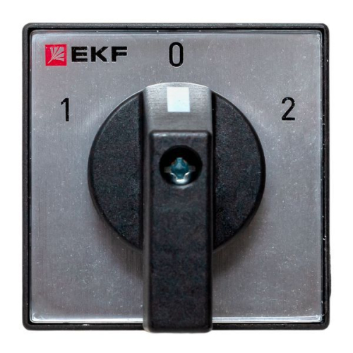 Переключатель кулачковый ПК-1-43 3п 63А "1-0-2" IP65 EKF pk-1-43-63-65