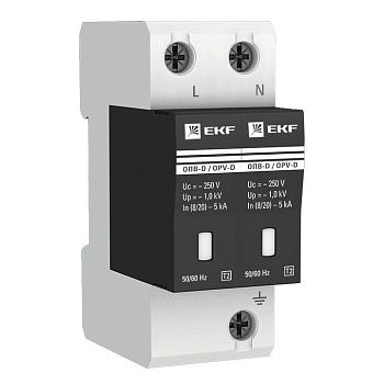 Ограничитель перенапряжения имп. ОПВ-D2 EKF opv-d2