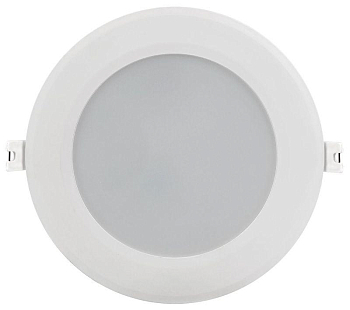Светильник светодиодный ДВО 1714 12Вт 6500К IP40 даунлайт встраив. круг бел. IEK LDVO0-1714-12-6500-K01