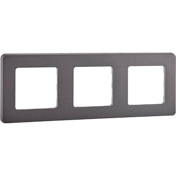 Рамка 3-м Inspiria дым. IEK 673957