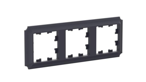 Рамка 3-м AtlasDesign Antique универс. карбон SE ATN101003
