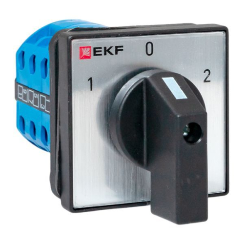 Переключатель кулачковый ПК-1-43 3п 10А "1-0-2" IP65 EKF pk-1-43-10-65