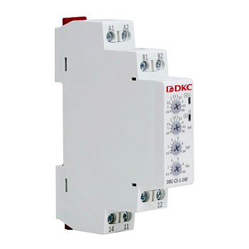 Реле контроля тока тип DRC 0.5-5А конфигурация контакта 1CO 24-240 АC/DC DKC DRC-C5-1-240