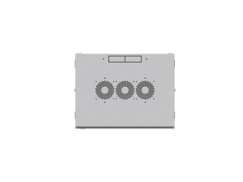 Шкаф настенный 19дюйм TERACOM PRO 6U 600х600мм дверь стеклянная с замком-ручкой сер. EKF TRP-WLL-0666-40G