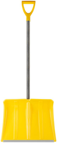 Лопата для уборки снега "Гардения Монблан" 500х375х1340мм стеклопластик. черенок; пластик. 68109