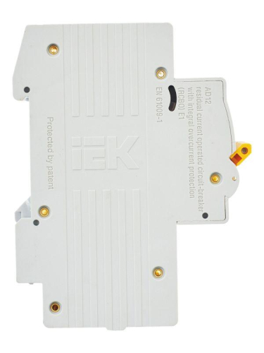 Выключатель автоматический дифференциального тока 2п C 6А 10мА тип AC 4.5кА АД-12 KARAT IEK MAD10-2-006-C-010