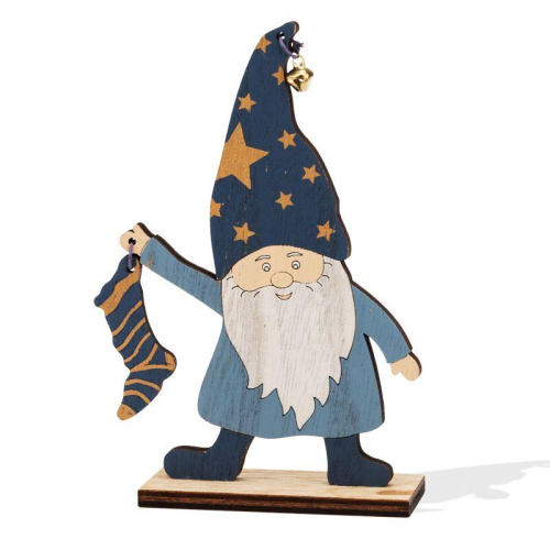 Фигура деревянная "Гномик с носком" 15х4х17см IP20 Neon-Night 504-009