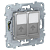 Механизм розетки компьютерная UNICA NEW RJ45 двойная кат.5е UTP алюм. SchE NU542030