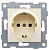 Механизм розетки 1-местн. с/з СП Ugra 16А IP20 250В. беж. GUSI С11Р3-003