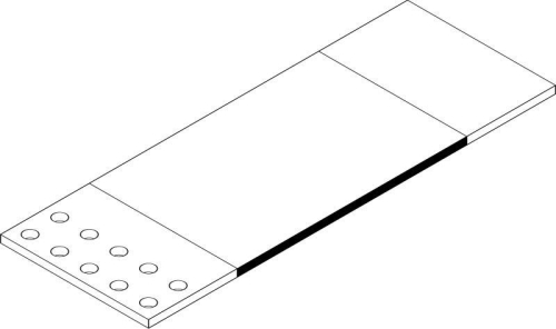 Шина медная гибкая ШМГ 50х(150х0.2мм) 0.5м IEK YBG10-50-150-D02-D05
