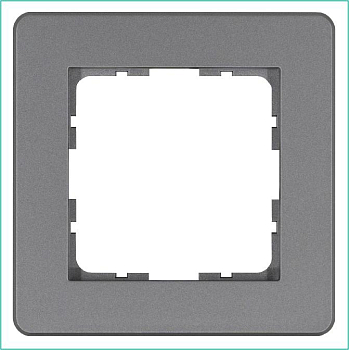 Рамка 1-м G-Flex алюм. Jasmart G1101S