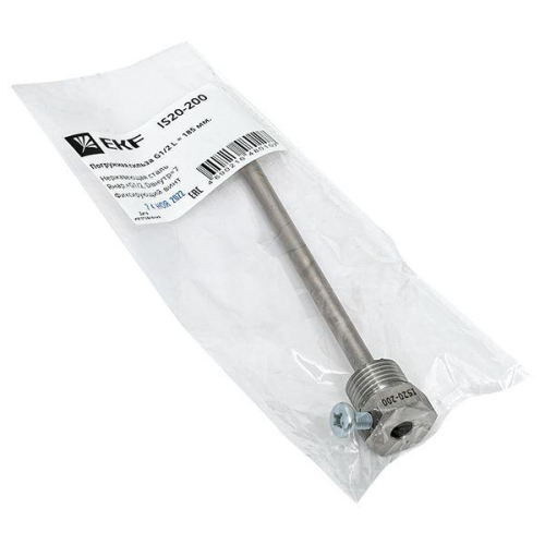 Гильза погружная G1/2 L185мм IS20-200 EKF IS20-200