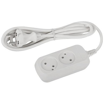 Удлинитель 2х1.5м без заземл. ПВС 2х0.75 UDL-10-215 Greenline Эра Б0065055