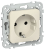 Розетка СП FLITE РС11-1-ФлСл 16А с заземл. без защ. шторок безвинтовое крепление механизм сливочный IEK FI-R11-16-1-K86