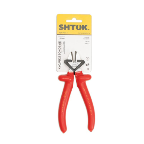 Кусачки боковые 1000В 180мм (08111) SHTOK 376299
