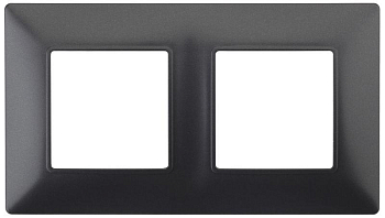 Рамка 2-м 14-5002-05 Elegance антрацит ЭРА Б0034391
